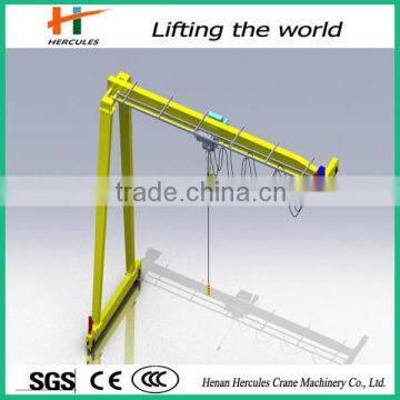 Floor mounted electric hoist jib crane with economical work