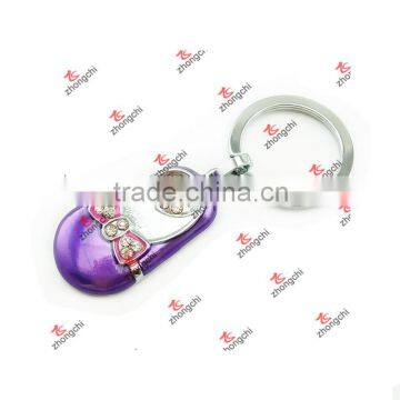 Custom Metal shoe Charms Keychain Keyring Key Holder Souvenir