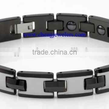 Vogue Bracelets Jewelry black Ceramic Mens Hand Bracelets