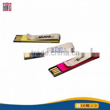 2016 new design usb 2.0 interface metal usb flash drive with metal case
