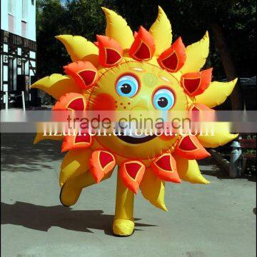 Smile Sun Costume Cute Inflatable Sun for Advertising