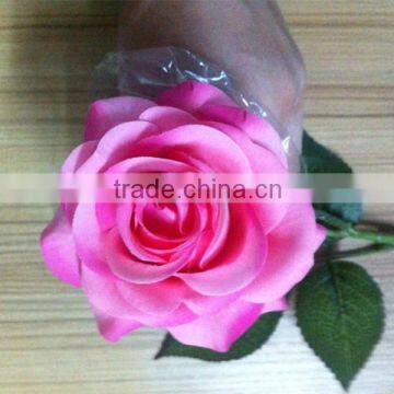 Handmad High Quality Latex Real Touch Rose Flower photo-2