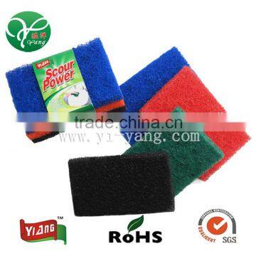 Nylon scouring pad for hard jobs