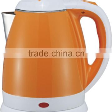 Small kitchen Appliance Plastic Cord-free Electric Kettle with Double wall Anti-hot protection