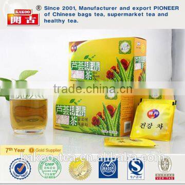 Korea Elixir Body Cleanse Herbal Tea Anti-constipation Tea Aloe Vera Beauty Detox Tea