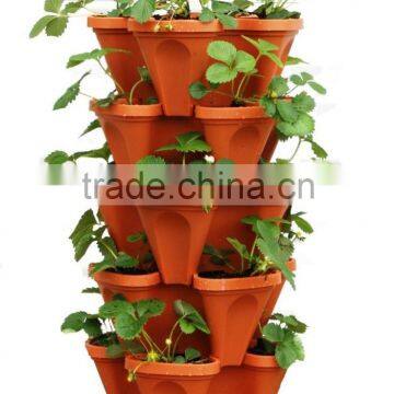 C&C Stacked Garden Planters,Vertical flower pot