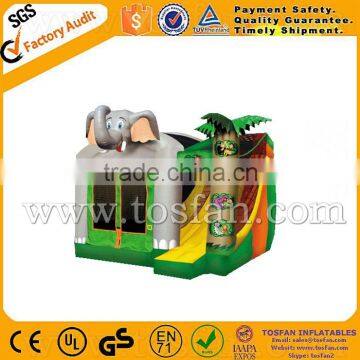 Popular inflatable elephant combo moonwalk A3052