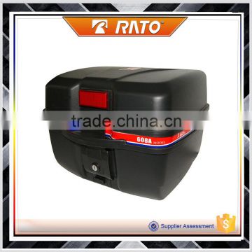 Fashion style black rectangle tail box for motorcycle