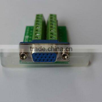 Terminal block VGA female connector