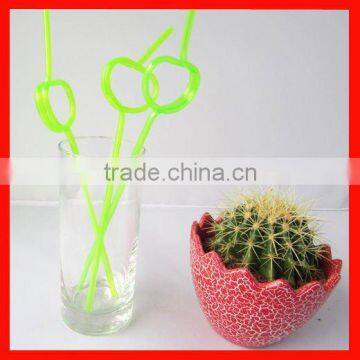 Cute pvc artistic straw