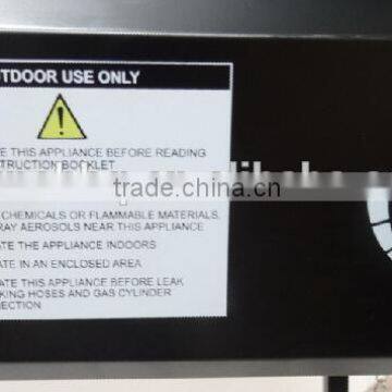 Korean Restaurant Industrial Tabletop Gas Grill With 4 Burner