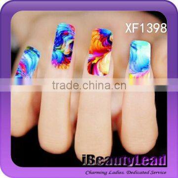 Hot sale water transfer sticker nail art stickers with various designs