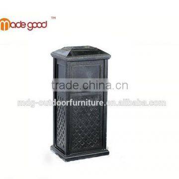 Metal waste bin Specific Use and Outdoor hot sale aluminum dustbin for sale