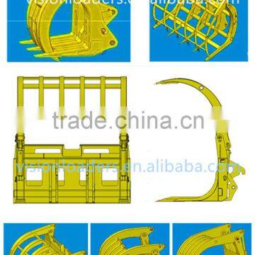 OEM SDLG LG933L/LG936L/LG938L Wheel Loader Attachment Grass Grapple For Sale , Attachment Code 1690100005/1690100093/1690100178
