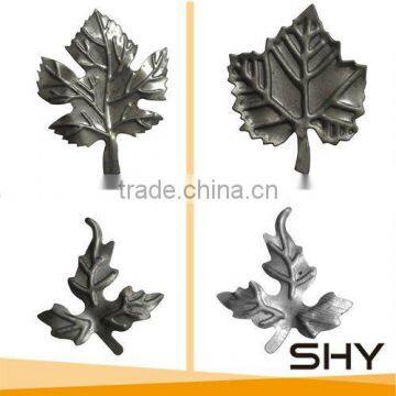 Wrought Iron Metal Leaves,Stamping Metal Flowers and Leaves