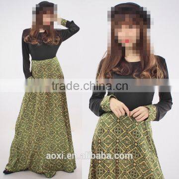 OEM Service China Factory Custom Made Wholesale Arabic Slim Abaya Dress for Fat Women photo-2