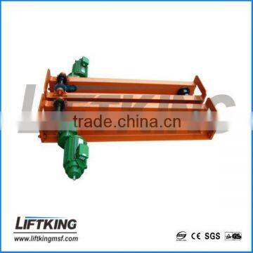 suspension end carriage for bridge crane