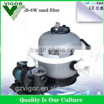 FSB-6W series filtration combo,with sand filter and pump water cleaning Equipment