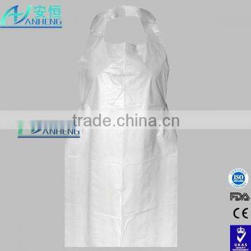 HDPE LDPE Household kitchen PE apron food grade disposable plastic apron