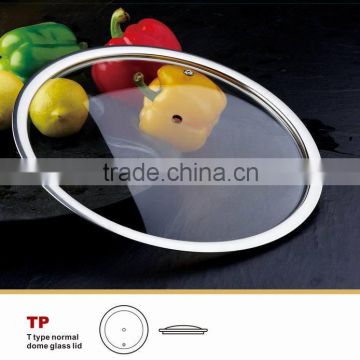 Glass Lid With Stainless Steel Rim Glass Lids For Frying Pans