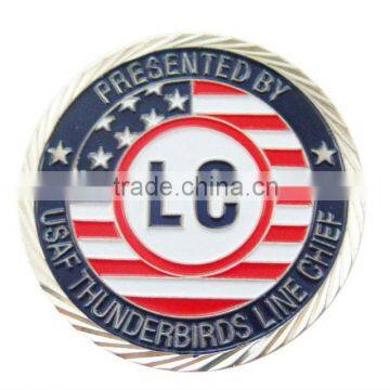 USN Anchors metal coin