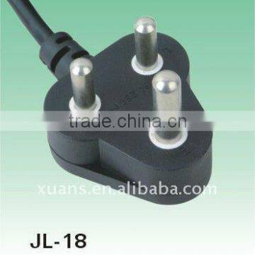 S.Africa 3 pin power plug JL-18