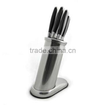 5pcs kitchen knives set with knife block