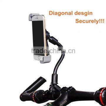 Diagonal Design Gooseneck Smartphone Bike Mount photo-5