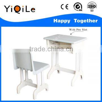 Favorable price single desk and chair student furniture and school furniture