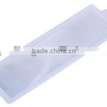 Silk ribbon high quality bookmarks magnifying glass bookmarks Magnifiers enamel metal bookmark OEM