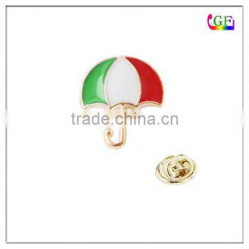 Italy flag color umbrella LAPEL PIN brooch