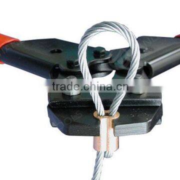 14 24 Inch Manual Hand Swager Aluminum Copper Sleeves Crimper photo-3