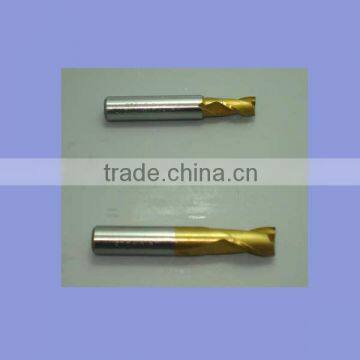 Din844 square end mill 4 flutes with Ti coating