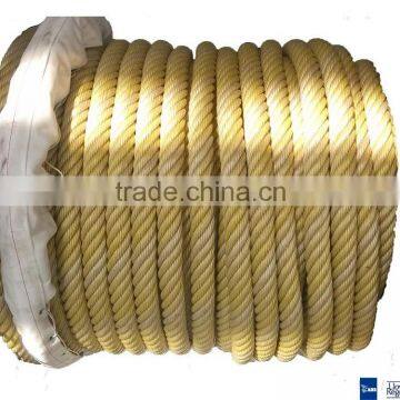 new product UHMWPE and polyamide monofilament 6 strand winchline rope