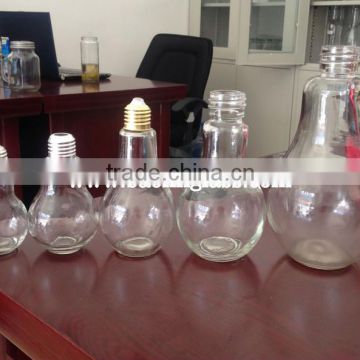 40ml 100ml 150ml 250ml sofe drink glass bottle bulb shape