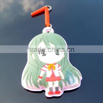 2014 Cartoon PVC Plastic Keychain