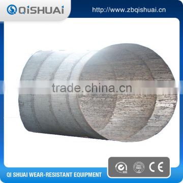 Chromium carbide overlaying steel pipe