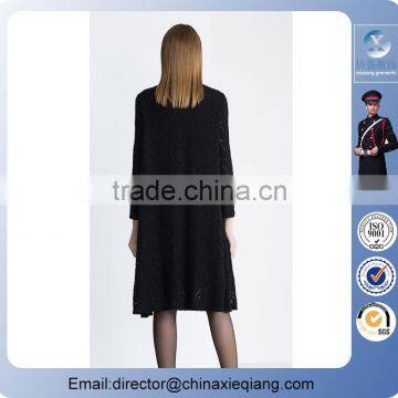 2016 Fashion Ladies Sexy Flower Lace Dress Women Floral Lace Dress photo-2