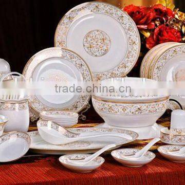 60 PCS square/round bone china Dinner Set, square plates, bone china dinnerware sets