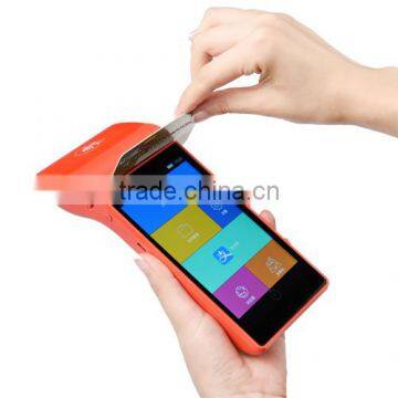 EMV and PCI Touch Screen Mobile Android Pos Machine/pos Terminal/pda With Printer photo-6