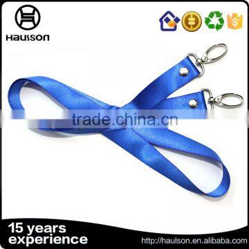 Custom cheap promotion double hook lanyard