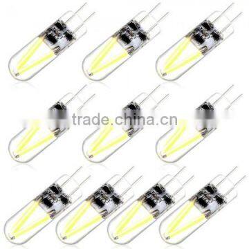 CroLED 10pcs G4 AC/DC12V Light Bulb 1.5W Bi-Pin Pure White LED Filament Lamp photo-3