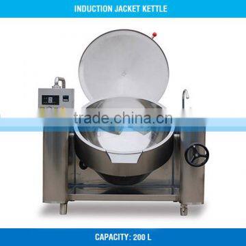 Induction Jacket Kettle - 200 L, dia. 800 MM, 25 Kw, S/S 304, TT-JK-IT200