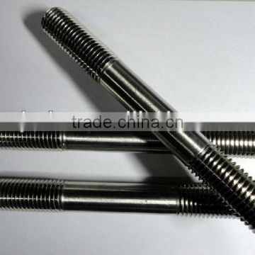 A286 /1.4980 stainless steel fasteners double head stud bolts made in china