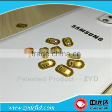 Smart NFC mobile phone led light sticker for mobile