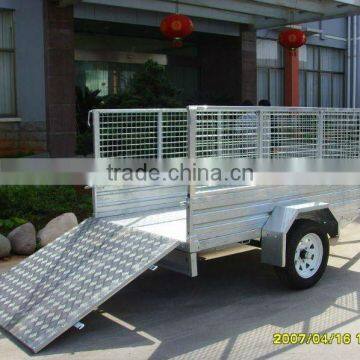 Aluminium Ramp Trailer with Cage