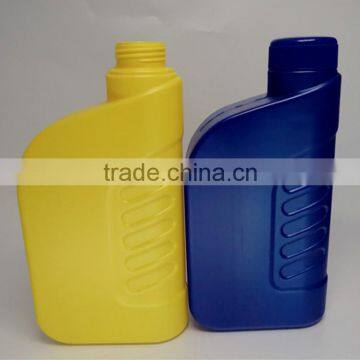 1.5 Liter blue and yellow engine oil plastic bottle lubricating bottle