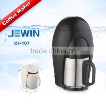 Espresso coffee maker machine with removeable filter basket