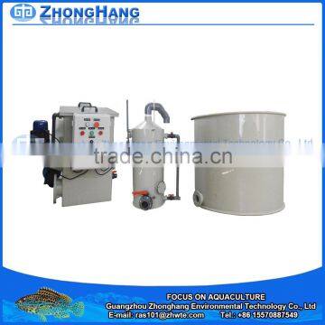 Recirculating aquaculture system for indoor fish farm