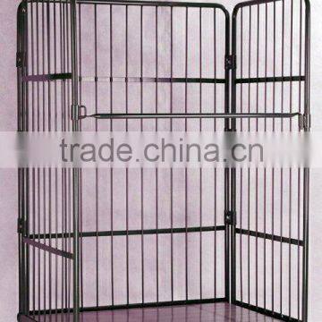 Steel plate base 3-sides warehouse trolley